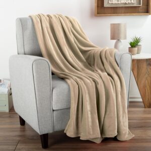 Fleece Blanket - Tan - Full Xl